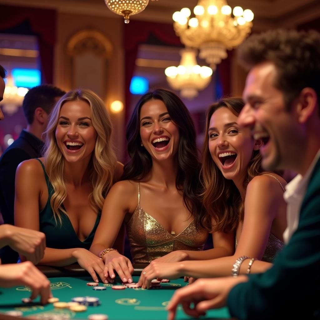 Tampilan studio live Infinite Blackjack dengan dealer profesional dan tampilan kartu